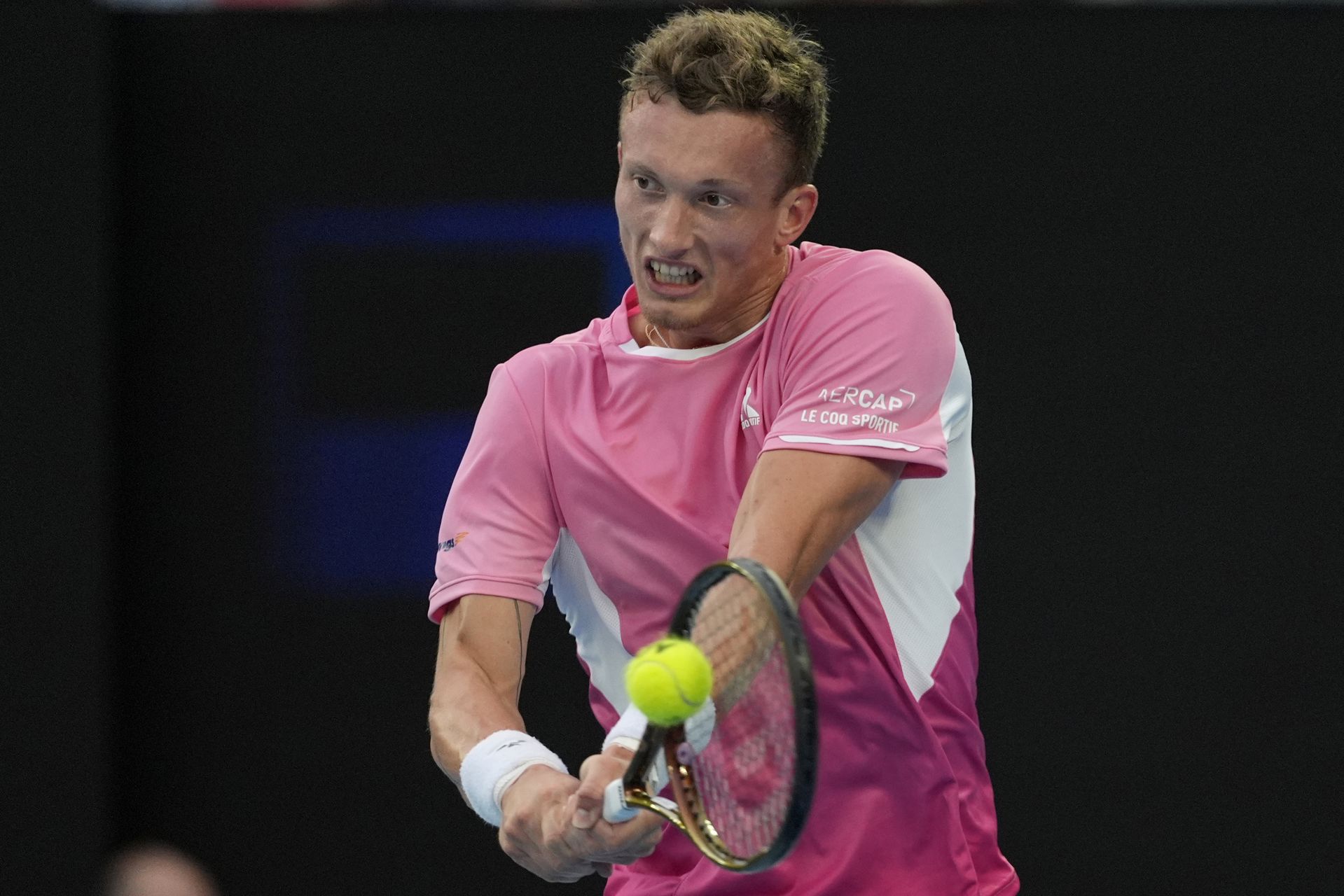 Novak Djokovič - Jiří Lehečka (Australian Open). Zdroj: SITA/AP
