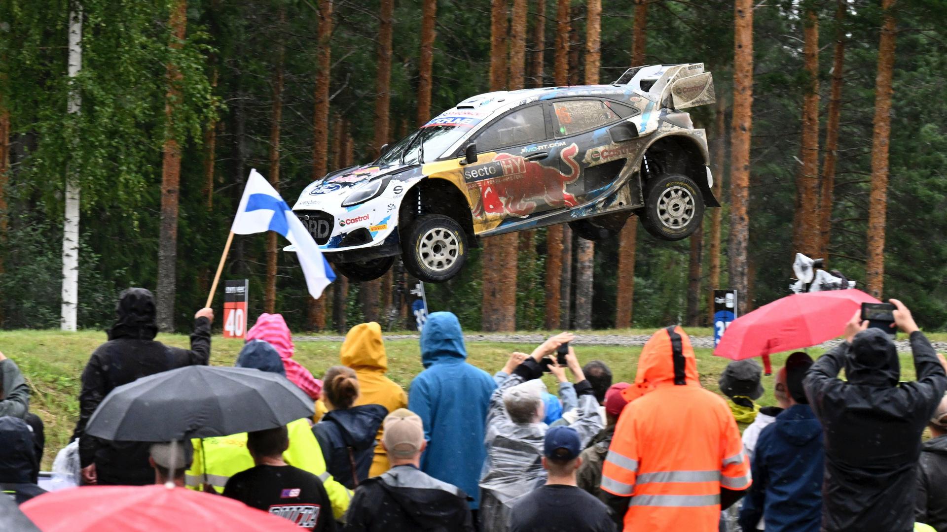 Adrien Fourmaux na Rely Fínsko. Zdroj: SITA/AP