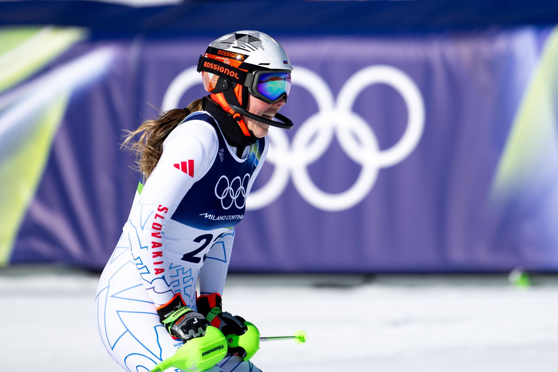 Petra Vlhová na ZOH 2026.