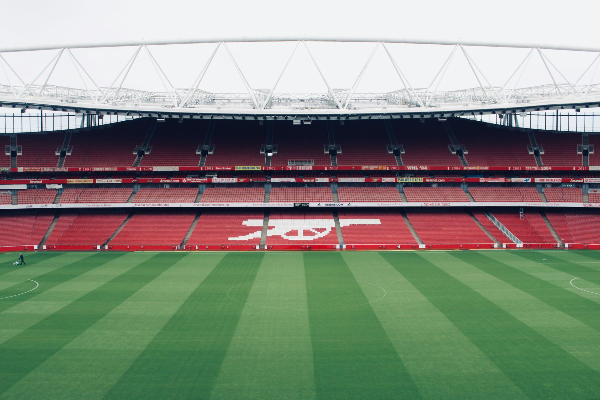 Domov londýnskeho Arsenalu Emirates stadium. Zdroj: Unsplash