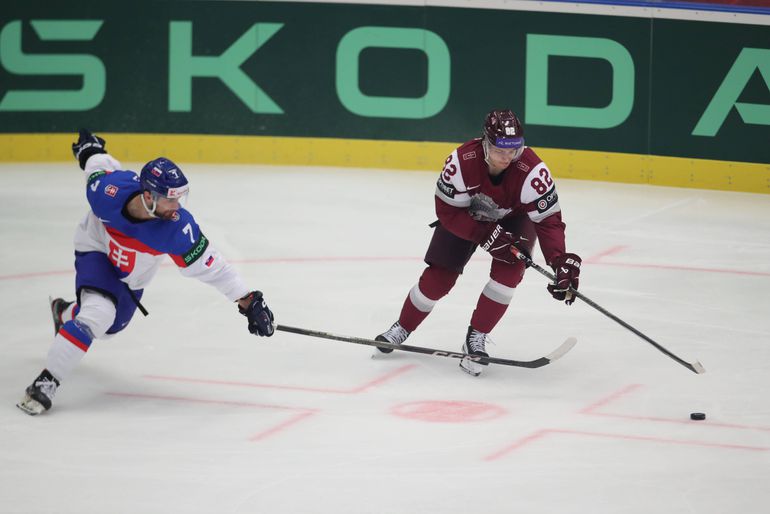 Goals from the game Slovakia - Latvia at the 2024 World Cup of Hockey