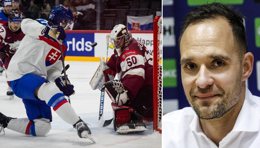 Andrej Sekera (vpravo) hodnotí účinkovanie Slovákov na MS 2025. Zdroj: ŠPORT.sk, Š. Dobiaš/TASR