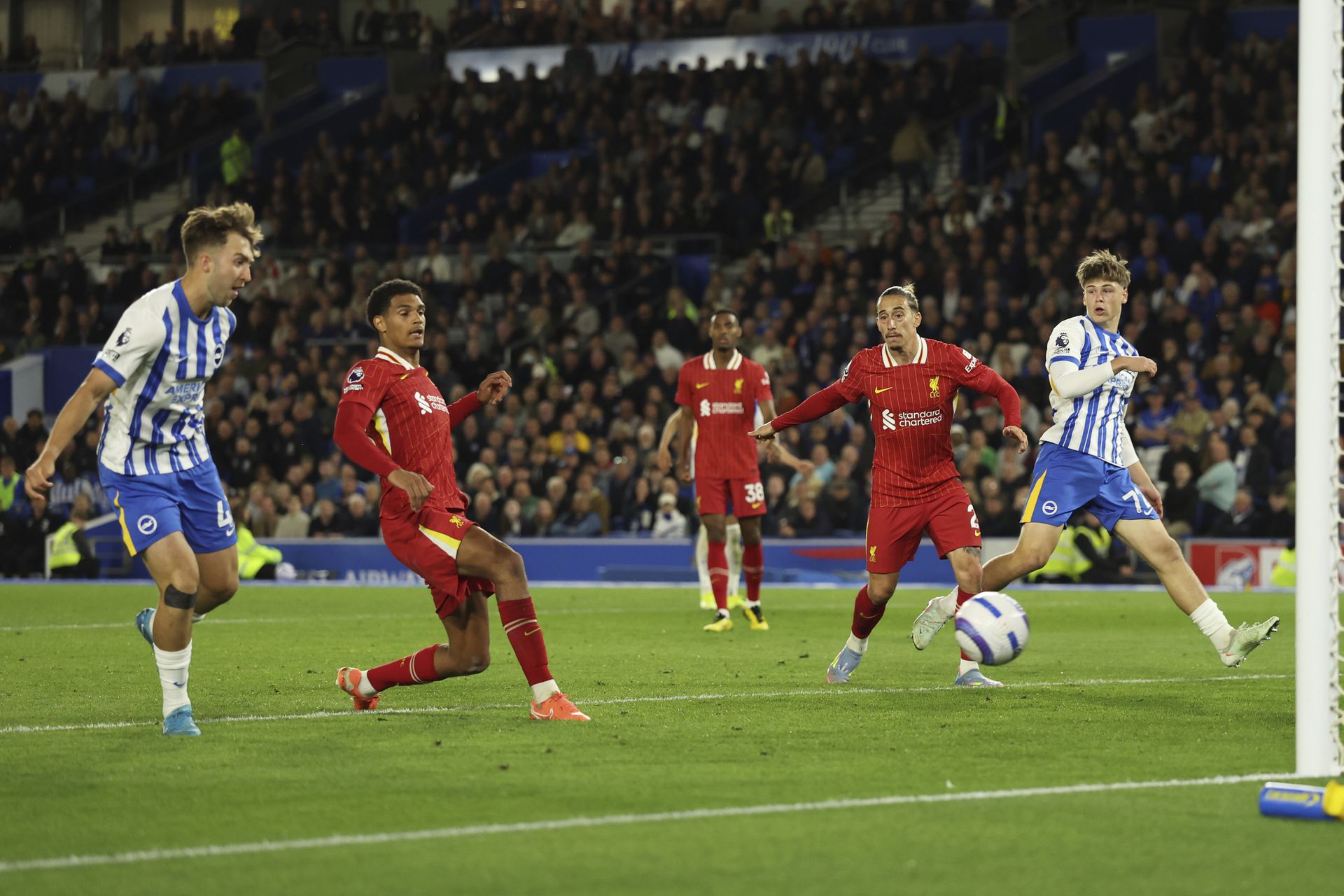 Brighton - Liverpool. Zdroj: SITA/AP