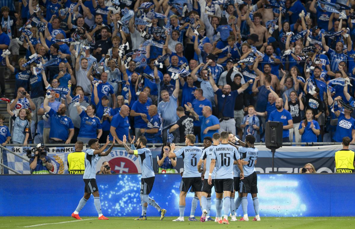 Ako skončí Slovan v Lige majstrov? Špecializovaný portál vypočítal jeho šancu na postup