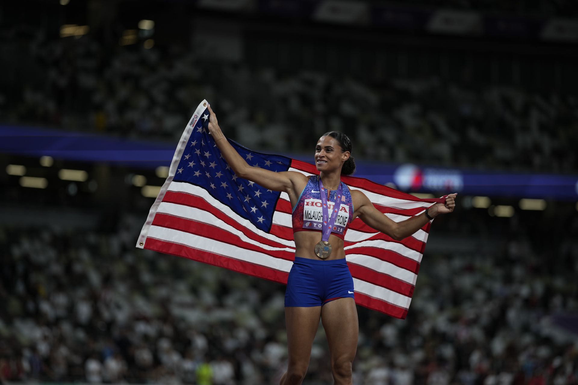 Sydney McLaughlinová-Levreonová. Zdroj: SITA/AP