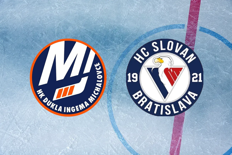 Pozrite si highlighty zo zápasu HK Dukla Michalovce - HC Slovan Bratislava