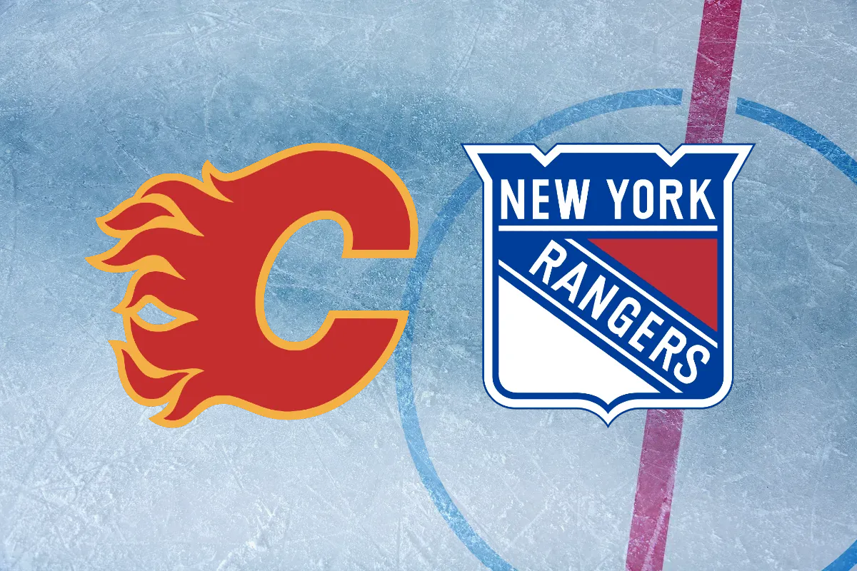 ONLINE Calgary Flames - New York Rangers (Samuel Honzek) / NHL