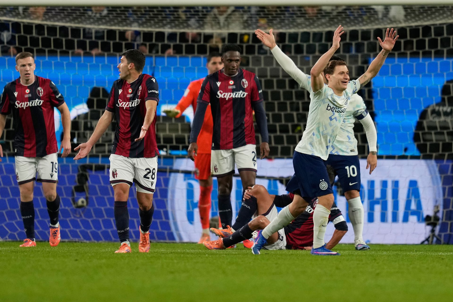 Bologna BFC - Inter Miláno. Zdroj: SITA/AP
