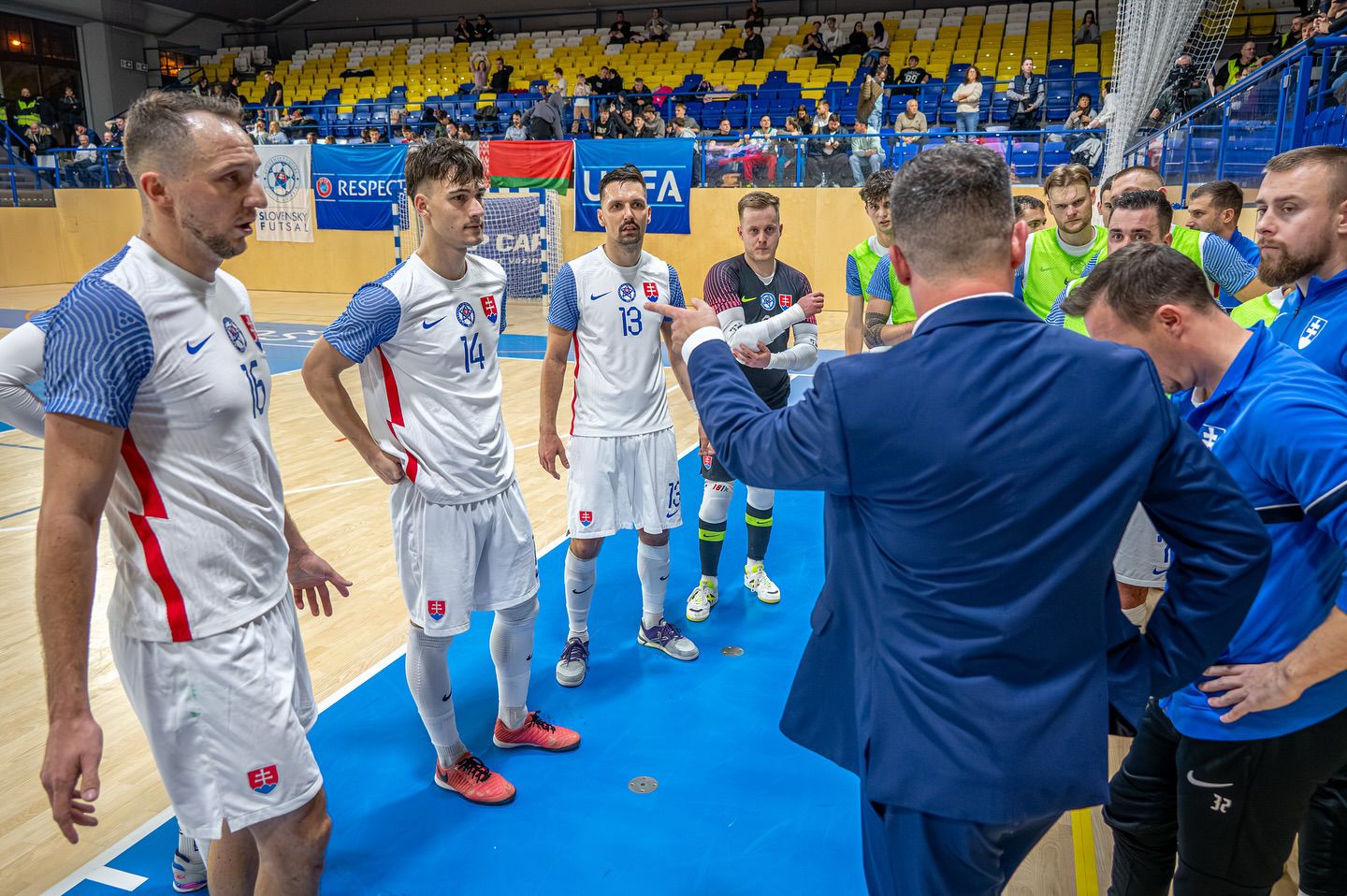 Slovensko - Bielorusko. Zdroj: futsalslovakia.sk