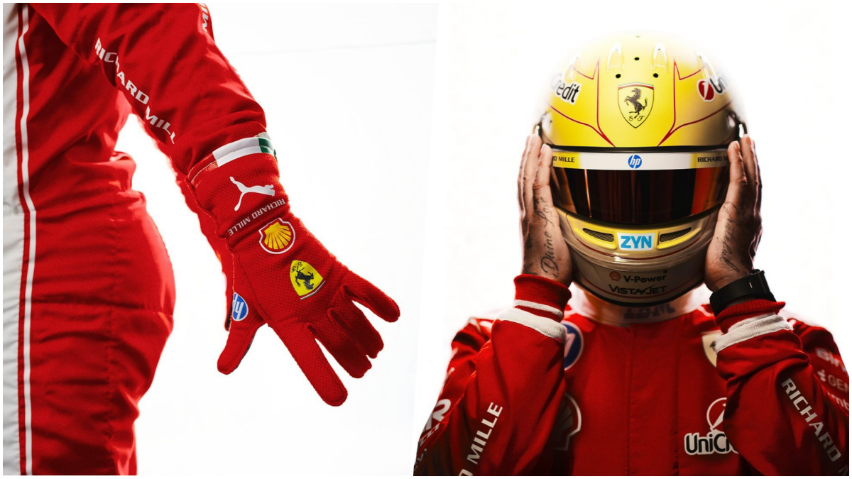 FOTO+VIDEO Ferrari odhalilo kombinézy Leclerca a Hamiltona. Jeden detail zaujme na prvý pohľad