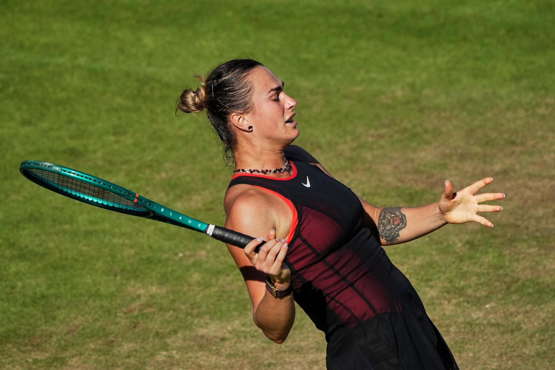 Bieloruská tenistka Arina Sobolenková.
Zdroj: SITA/AP