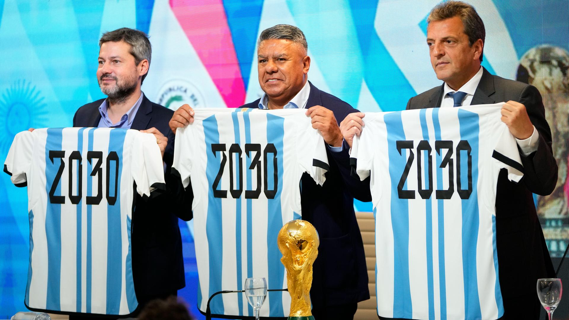 MS vo futbale 2030. Zdroj: SITA/AP