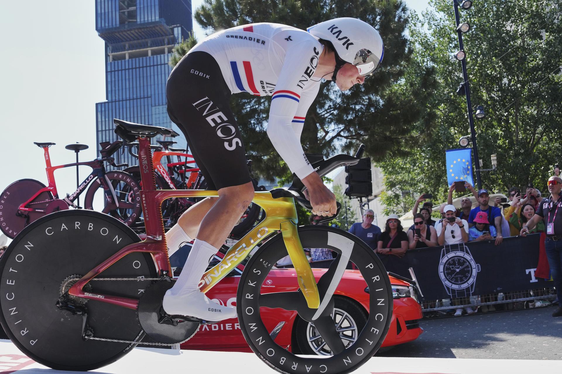 Waleský cyklista Josh Tarling. Zdroj: SITA/AP