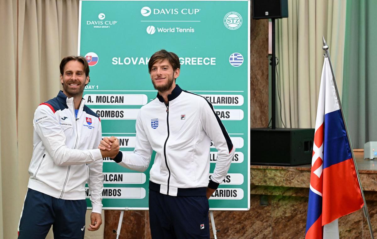 ONLINE Norbert Gombos - Stefanos Sakellaridis / Davis Cup