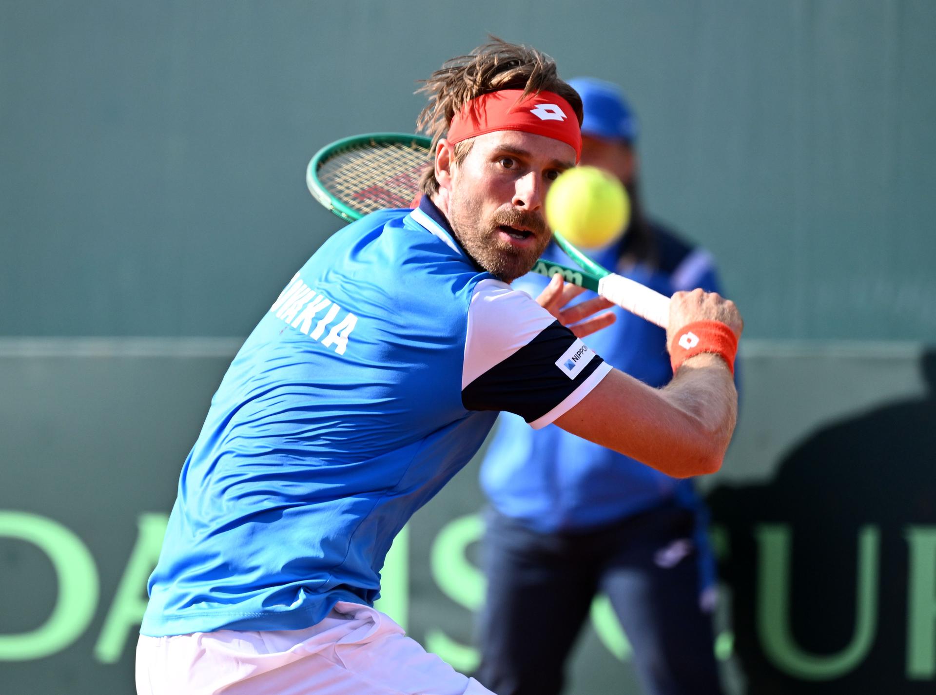 Norbert Gombos - Stefanos Sakellaridis. Zdroj: TASR