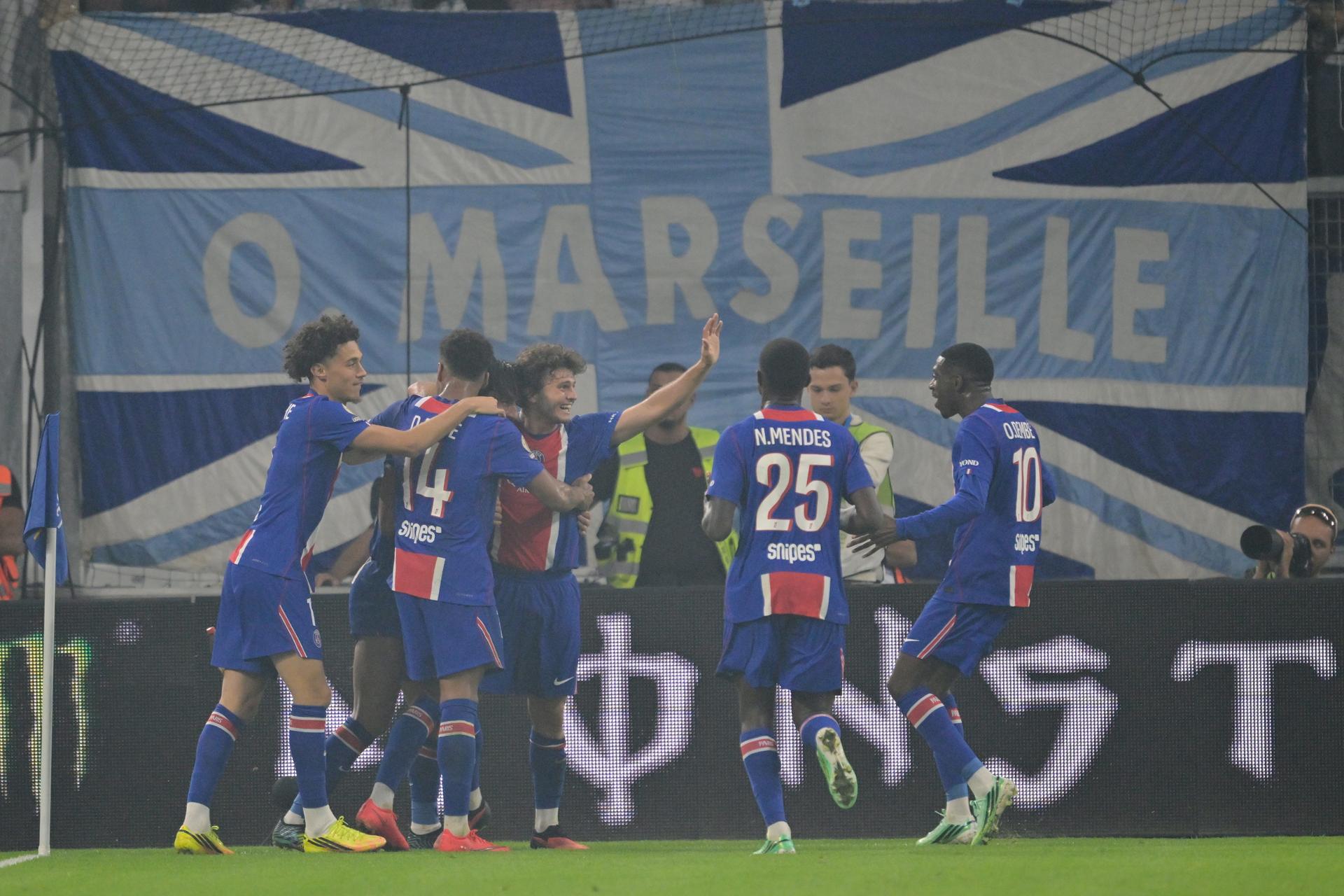 Olympique Marseille - Paríž Saint-Germain, zdroj: SITA/AP