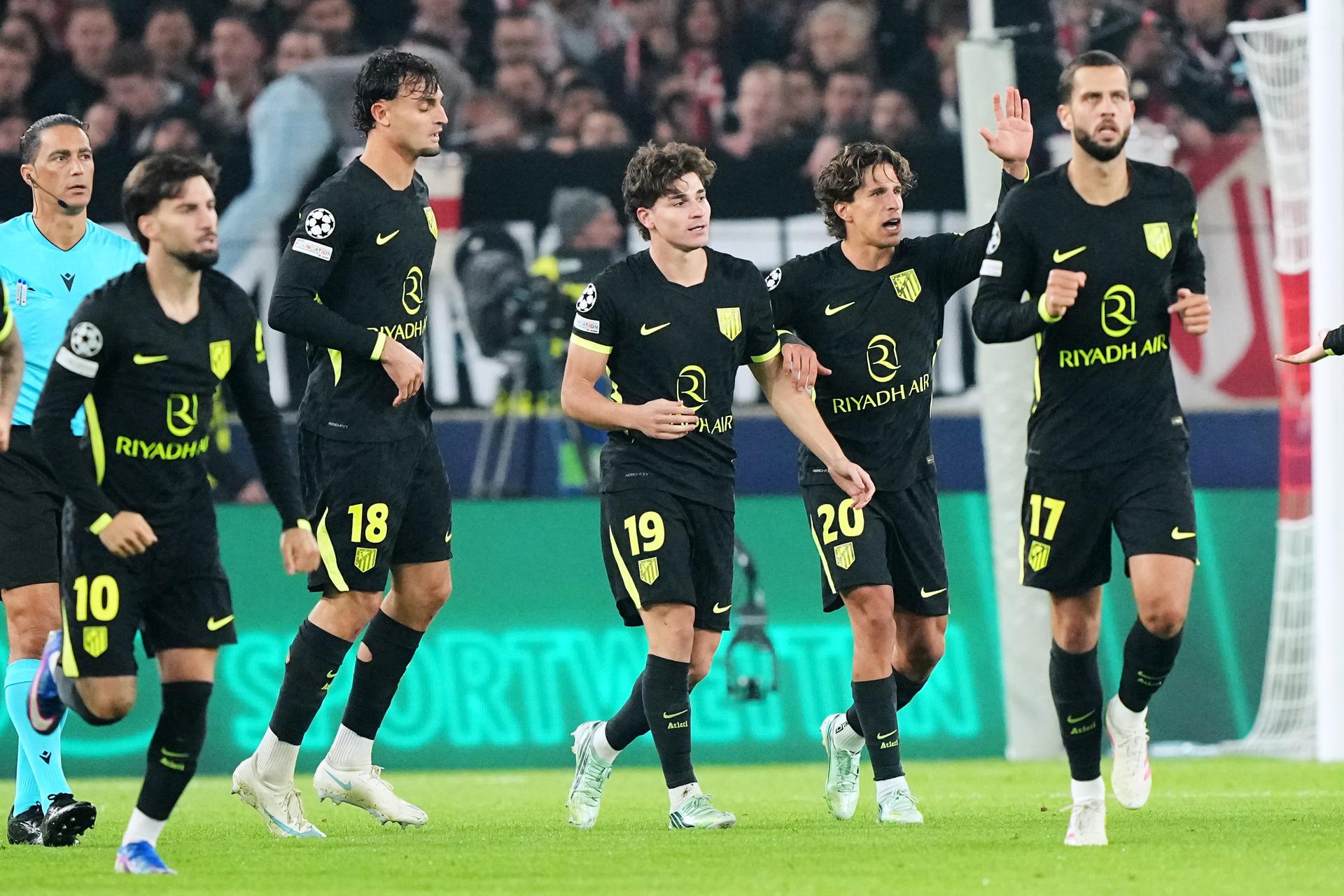 VfB Stuttgart - Atletico Madrid. Zdroj: SITA/AP