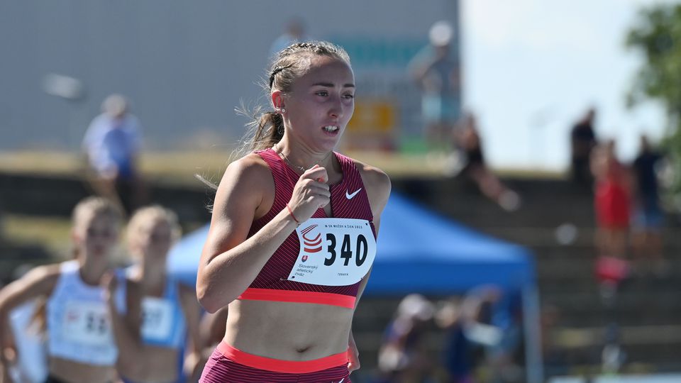 EH: Gabriela Gajanová skončila tretia v behu na 800 m