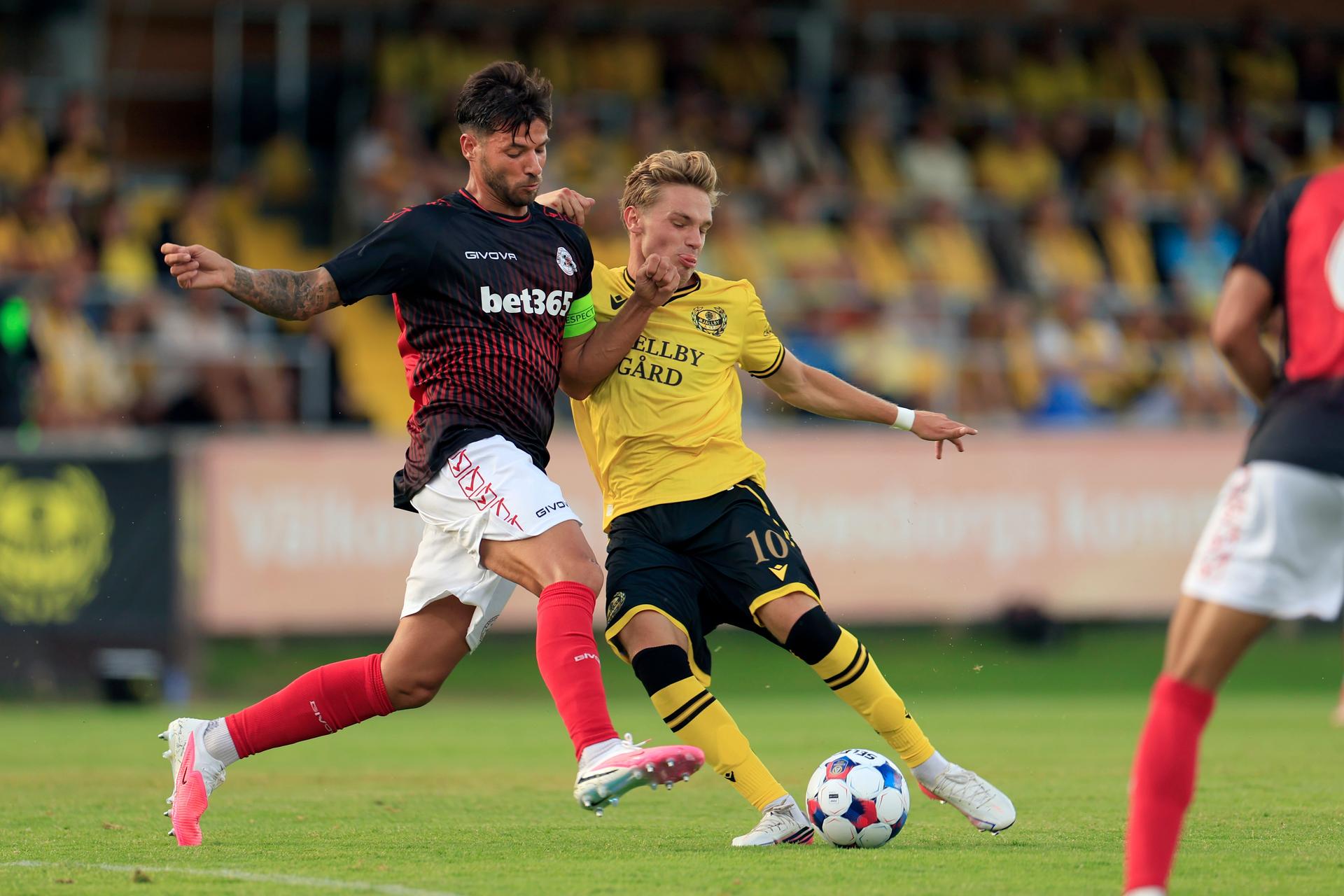 AIF Mjällby - Lincoln Red Imps. Zdroj: SITA/AP
