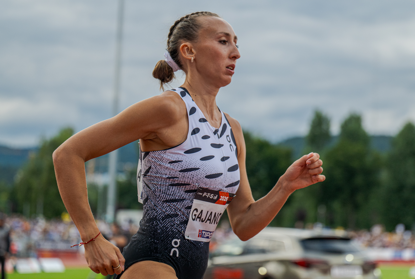 Gabriela Gajanová (TIPOS P-T-S míting v Banskej Bystrici). Zdroj: TASR