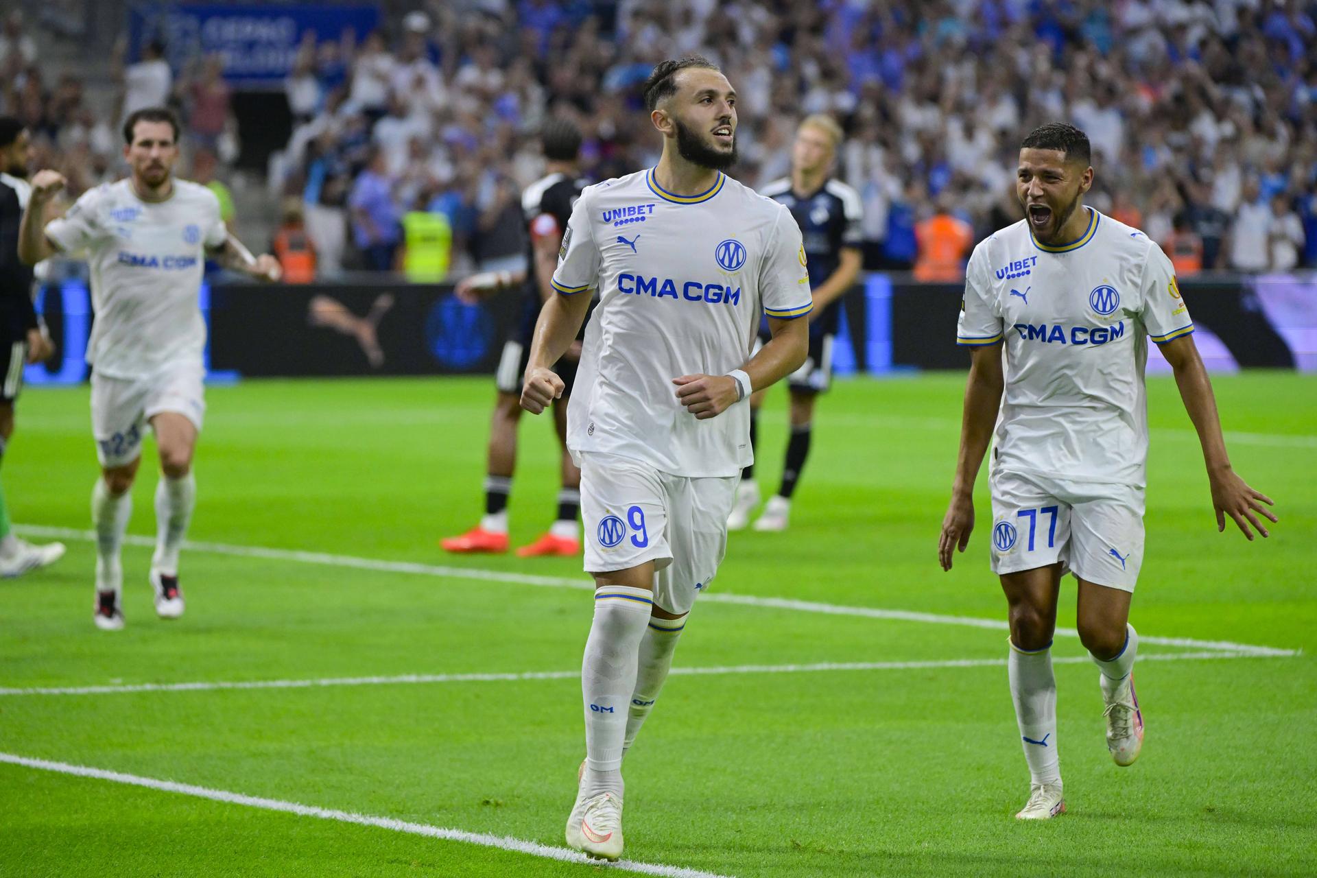 Futbalisti Olympique Marseille.
Zdroj: IMAGO