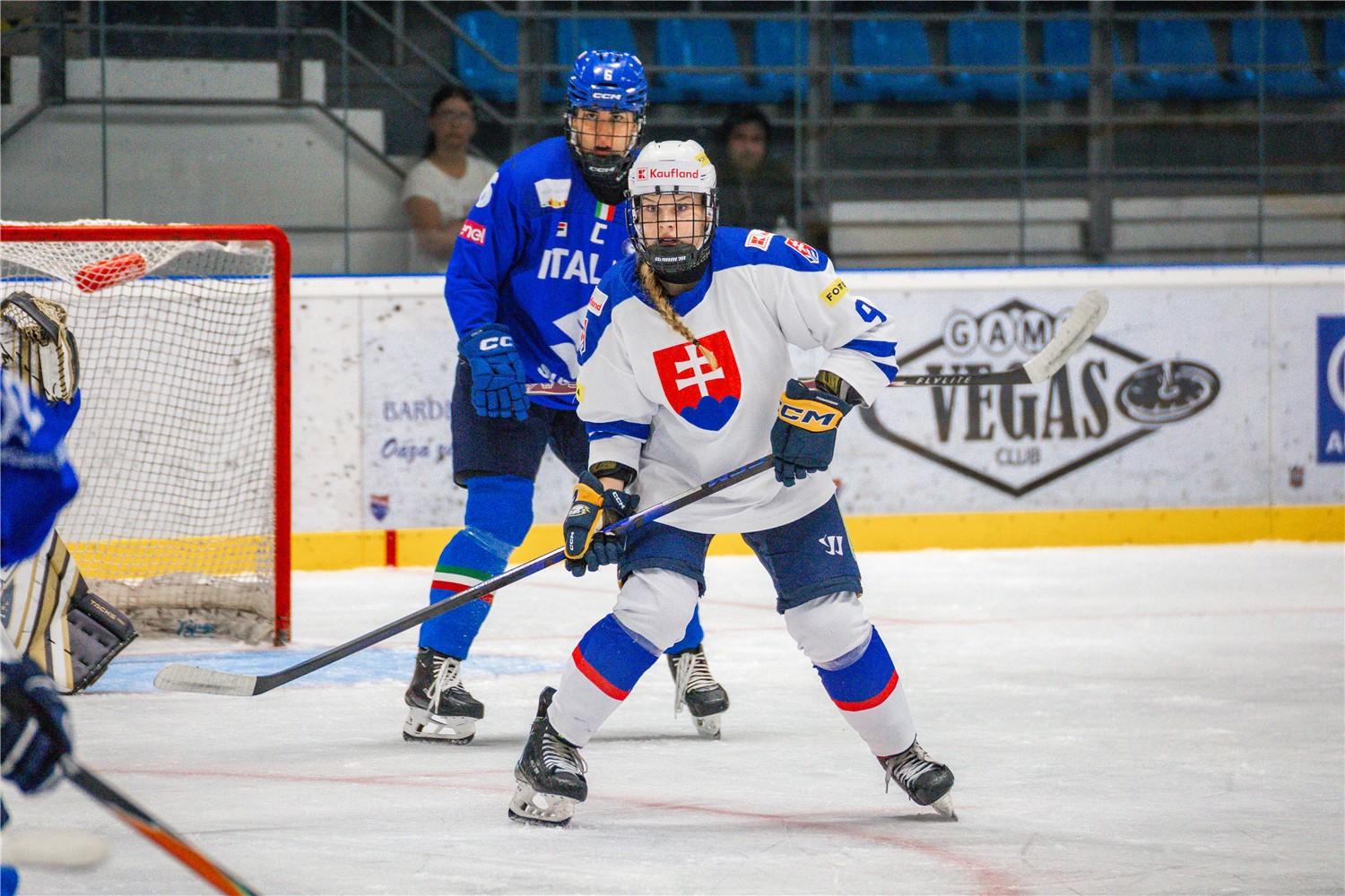 Slovensko - Taliansko.
Zdroj: hockeyslovakia.com