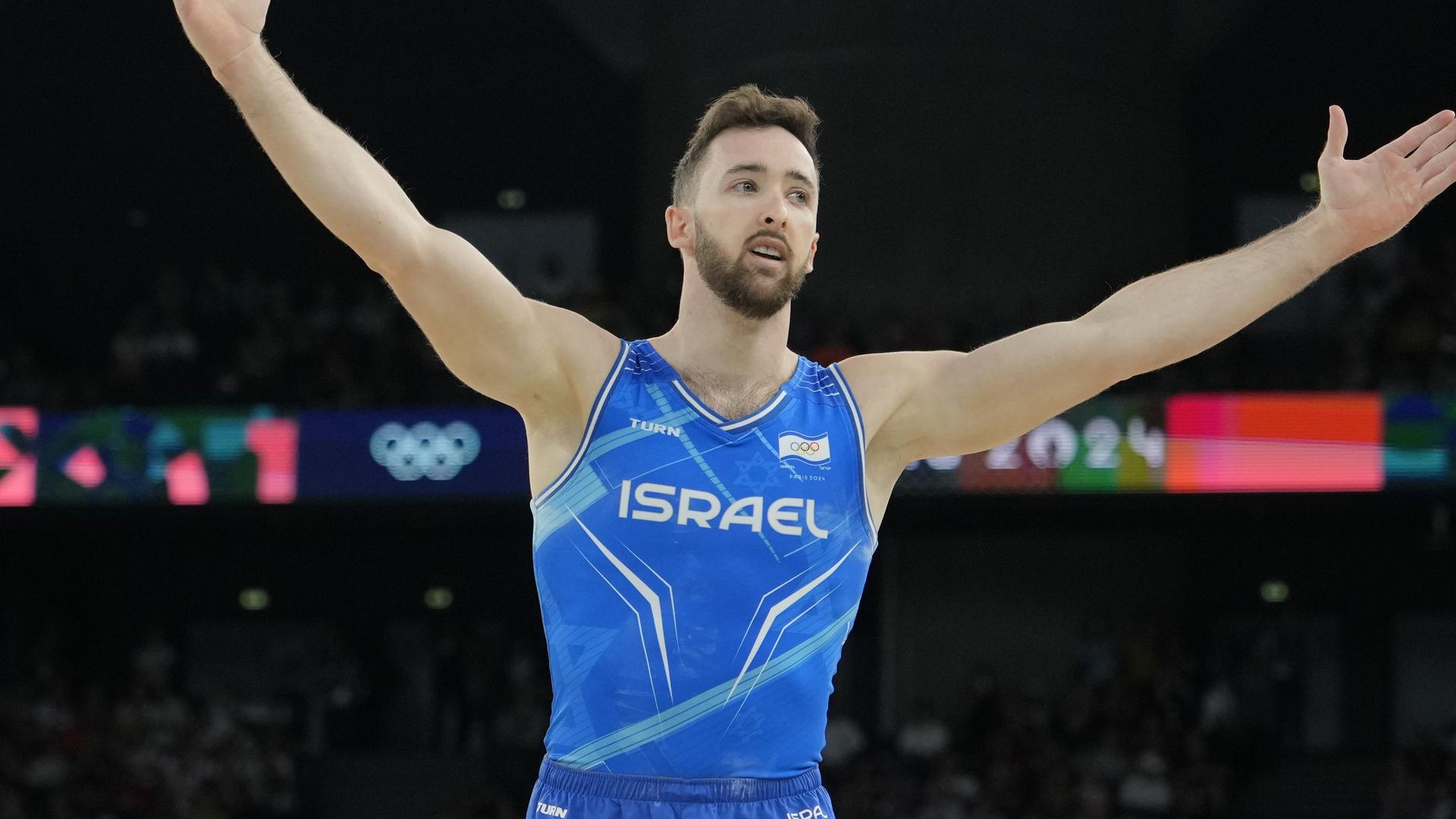 Izraelský gymnasta Arťom Dolgopiat.
Zdroj: SITA/AP