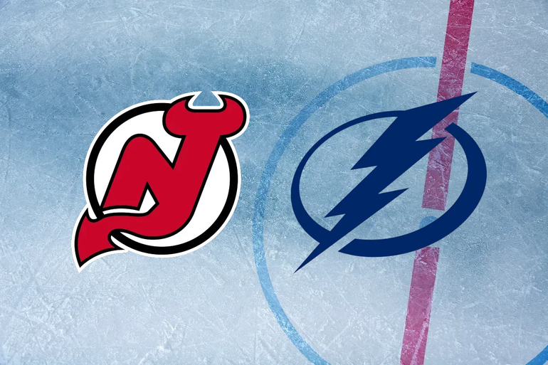 New Jersey Devils - Tampa Bay Lightning (Šimon Nemec vs. Erik Černák)
