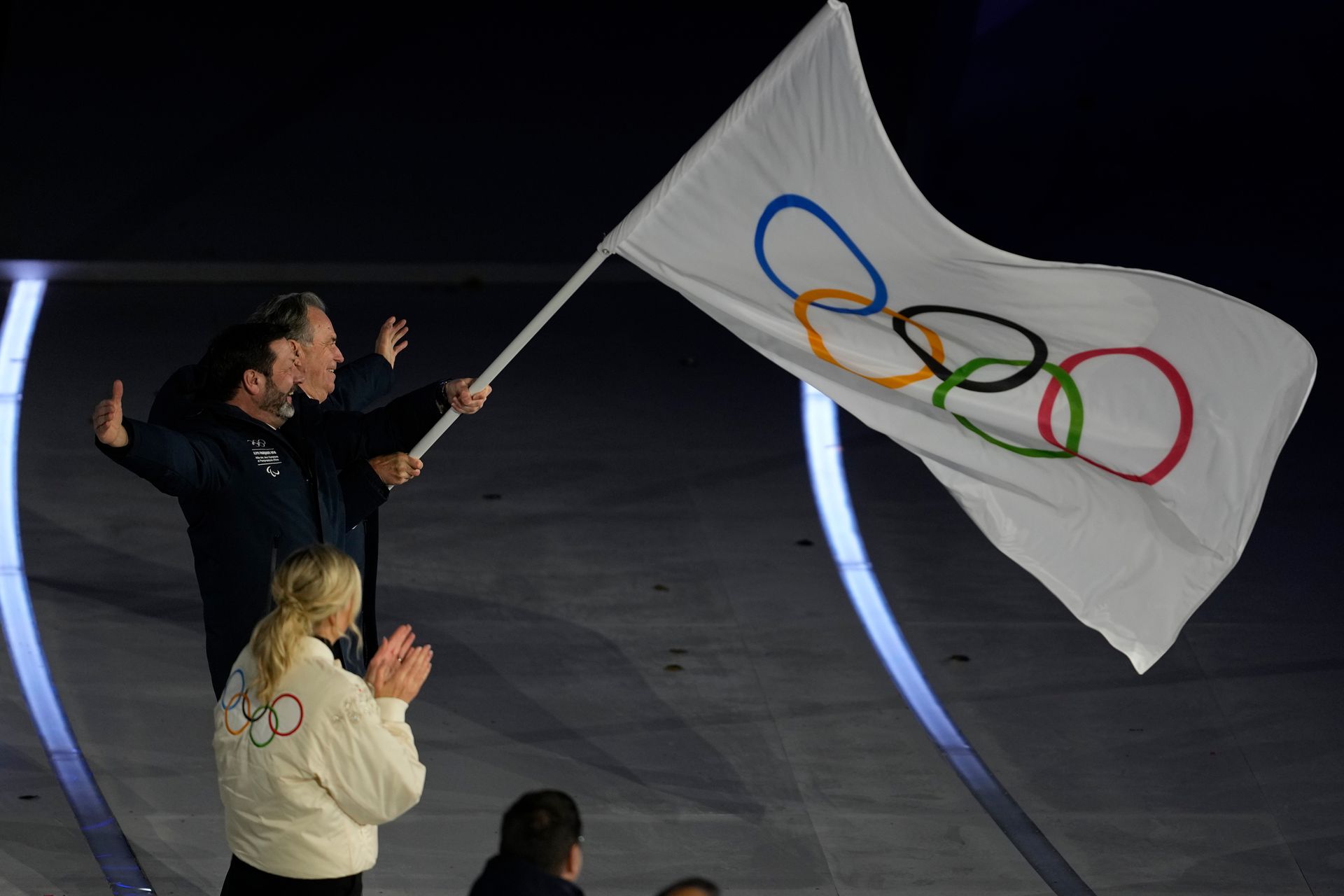 Záverečný ceremoniál ZOH 2026. Zdroj: SITA/AP