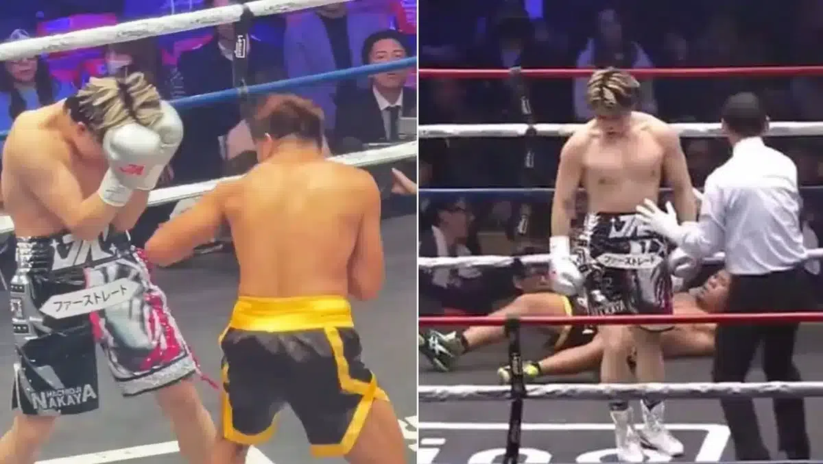 VIDEO KO roka? Japonský boxer najprv inkasoval 40 úderov bez odpovede a následne jednou ranou knokautoval súpera!