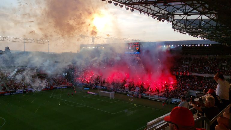 Storočnica Spartaka Trnava: Divoké ohňostroje a prerušený zápas s Valenciou!