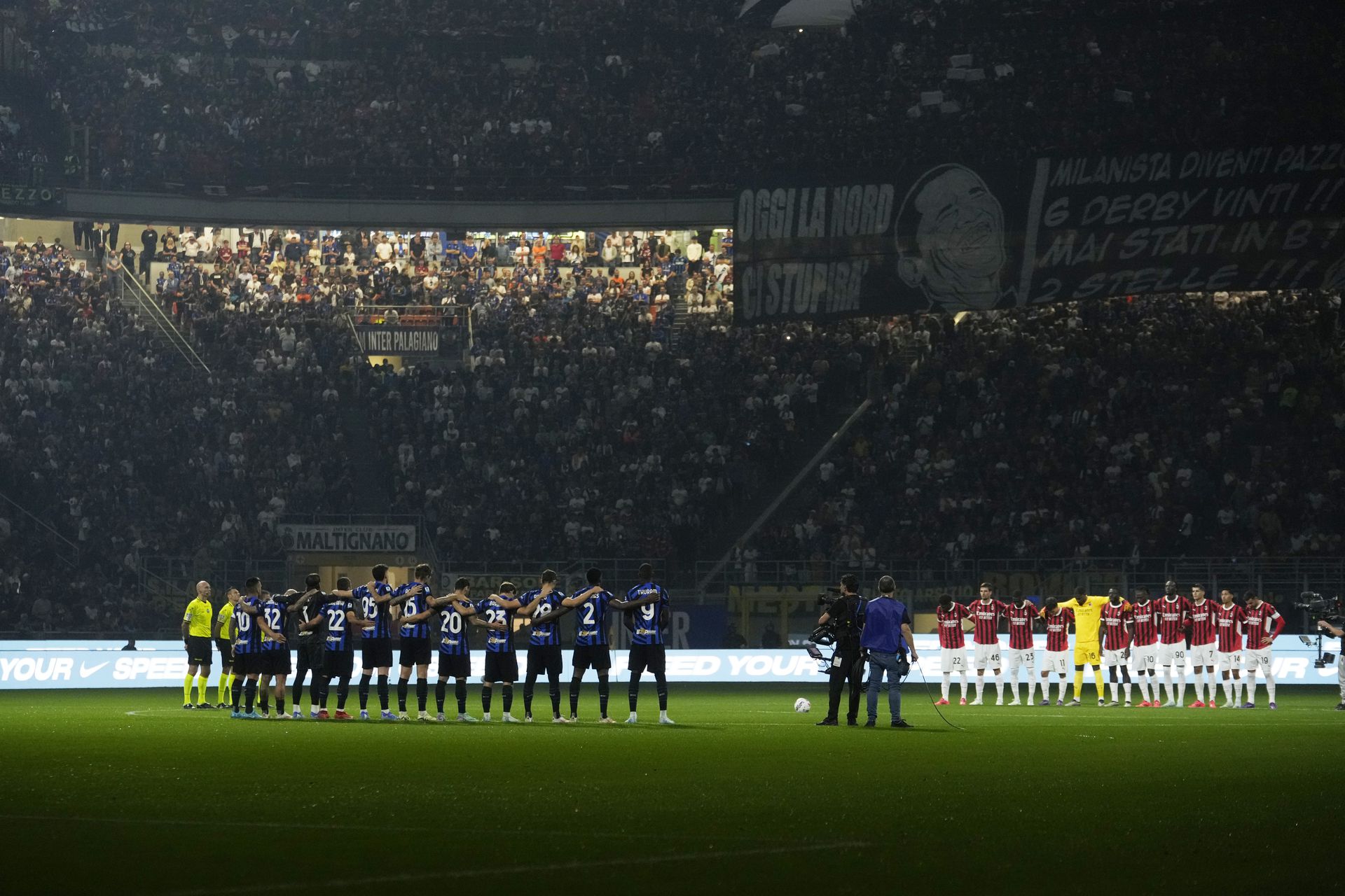 Inter Miláno - AC Miláno. Zdroj: SITA/AP