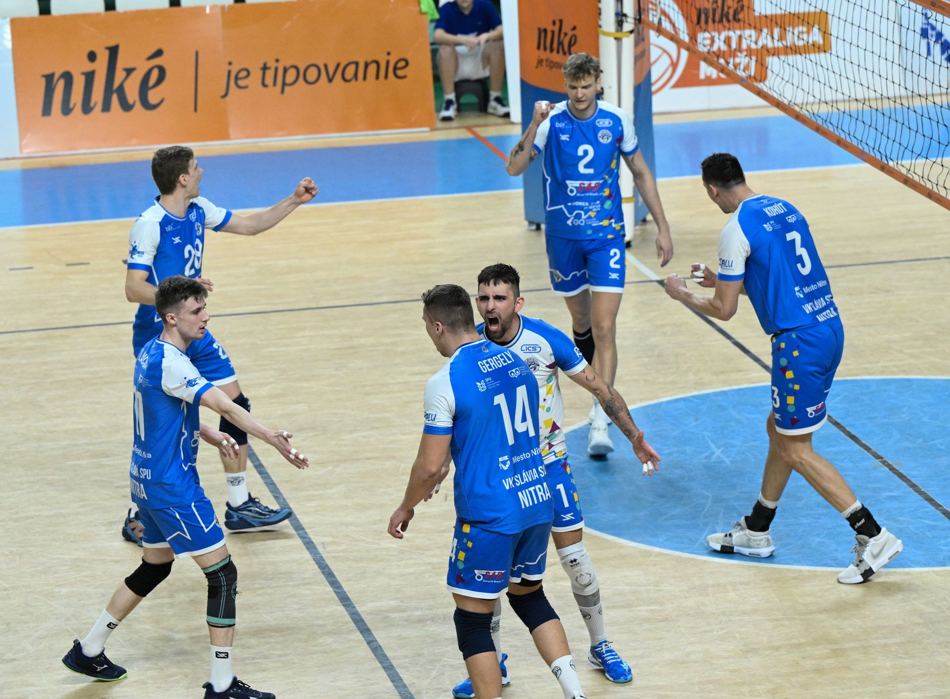 VK Slávia SPU Nitra. Zdroj: SITA/AP