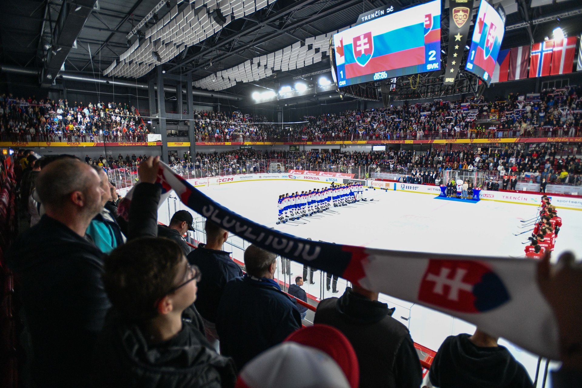 Hráči Slovenska na MS v hokeji do 18 rokov 2026. Zdroj: TASR