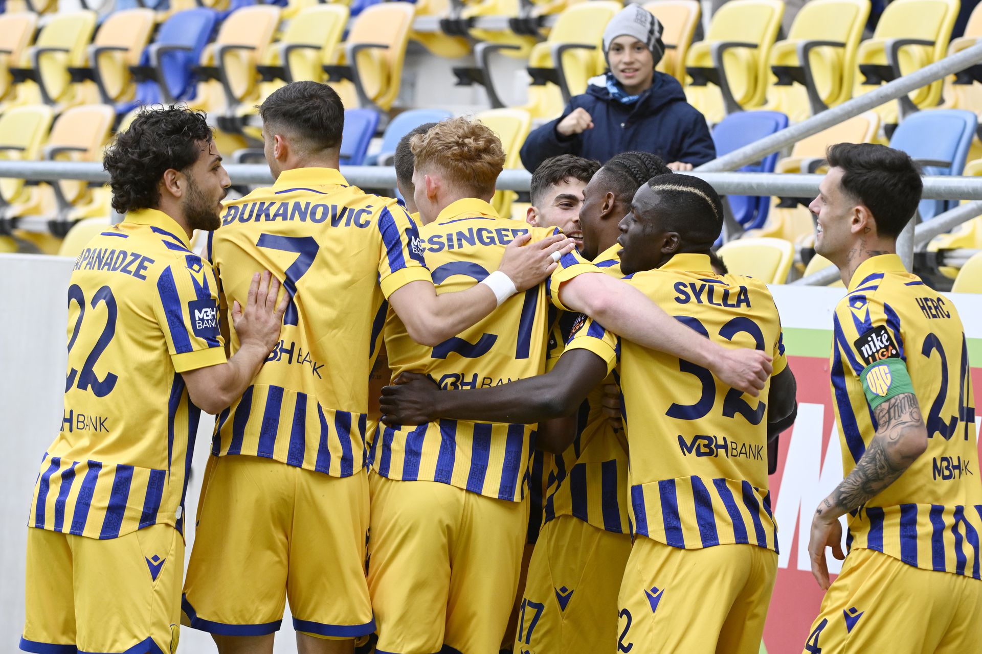 DAC Dunajská Streda - FK Železiarne Podbrezová. Zdroj: TASR