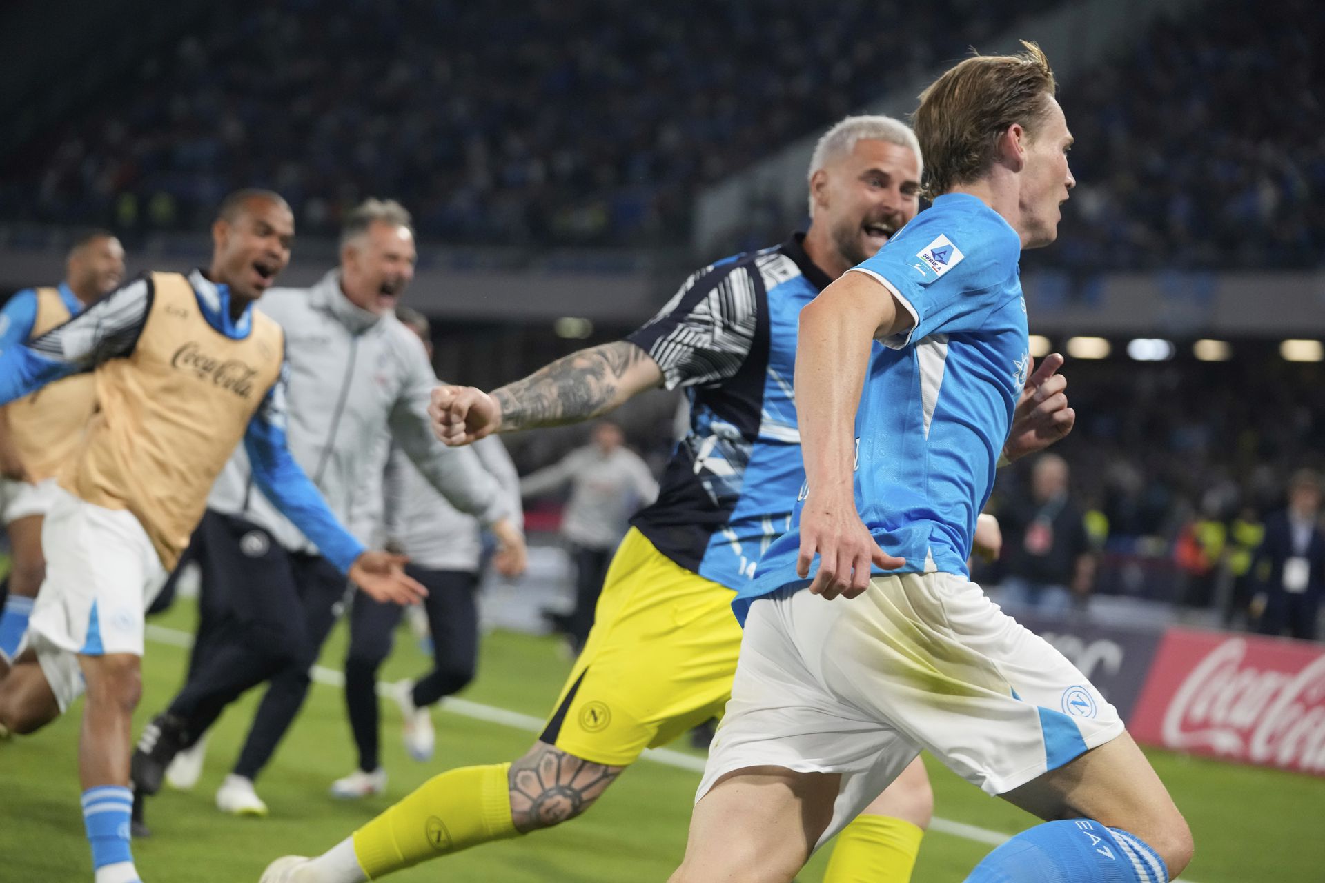 SSC Neapol - Cagliari Calcio. Zdroj: SITA/AP