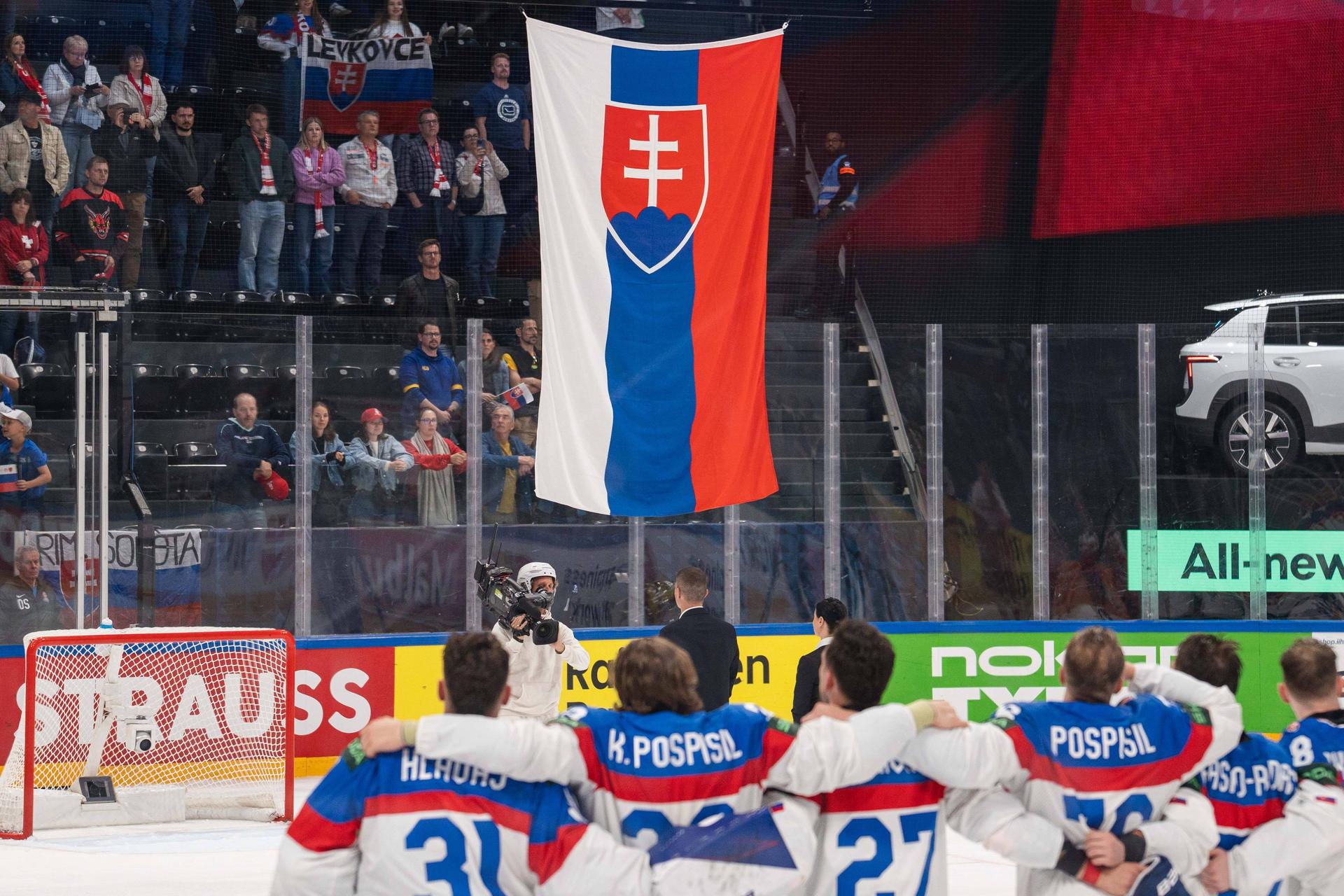 Hráči Slovenska na MS v hokeji 2026.