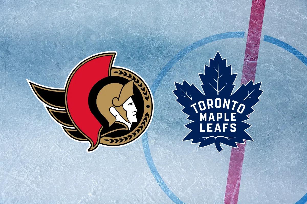 ONLINE : Ottawa Senators - Toronto Maple Leafs (Samuel Hlavaj) / NHL