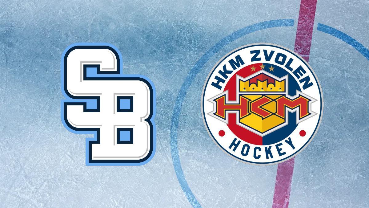 HC Slovan Bratislava a HKM Zvolen hrajú 1:1 po dvoch tretinách