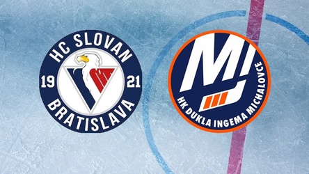 Pozrite si highlighty zo zápasu HC Slovan Bratislava - HK Dukla Michalovce