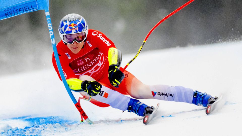 2. kolo obrovského slalomu mužov v Saalbachu