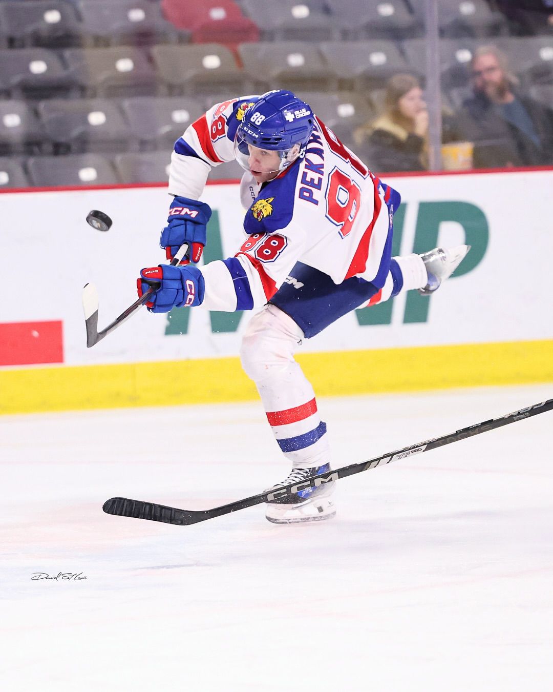 Juraj Pekarčík. Zdroj: Facebook / Moncton Wildcats
