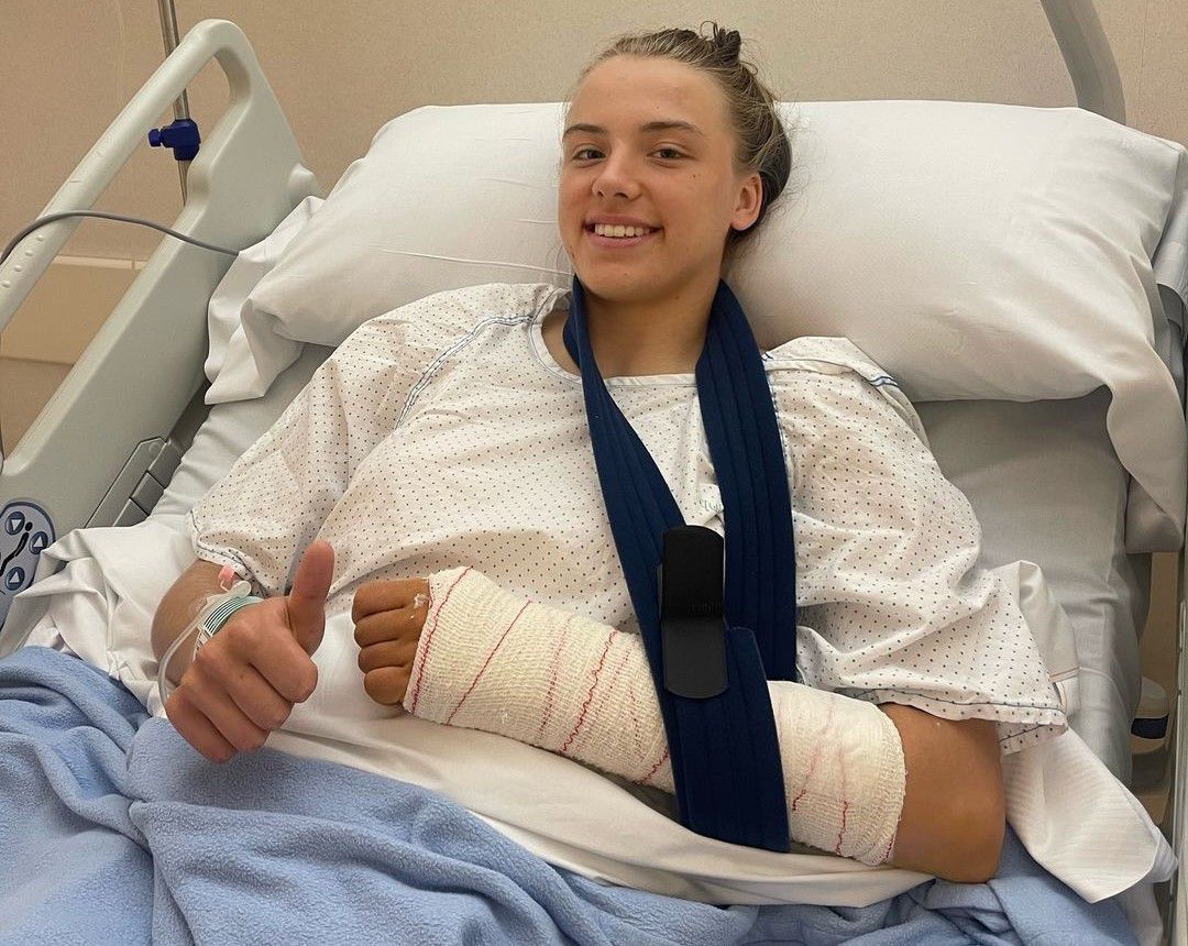 Alina Kornejevová po operácii. Zdroj: Instagram Aliny Kornejevovej