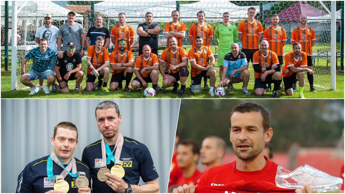 Futbalisti Dolnej Lehoty. Zdroj - TASR, facebook.com/FK_TJ_Partizan_Dolna_Lehota