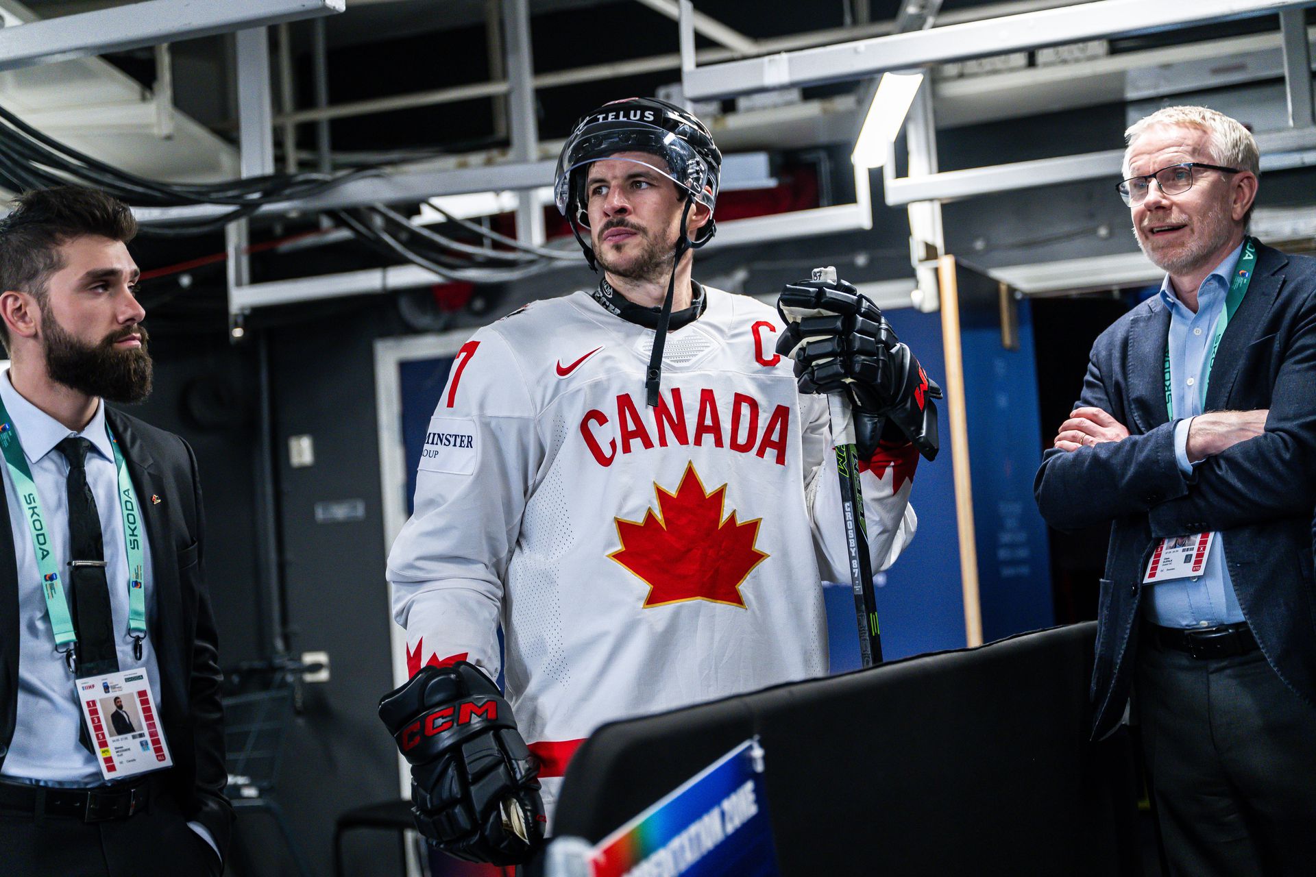 Sidney Crosby na MS v hokeji 2025. Zdroj: Imago