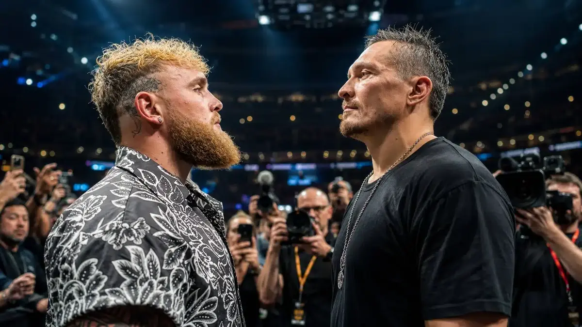 To si robíš srandu? Youtuber a boxer Jake Paul veľmi kriticky reaguje na vyhratý zápas Ukrajinca Usyka