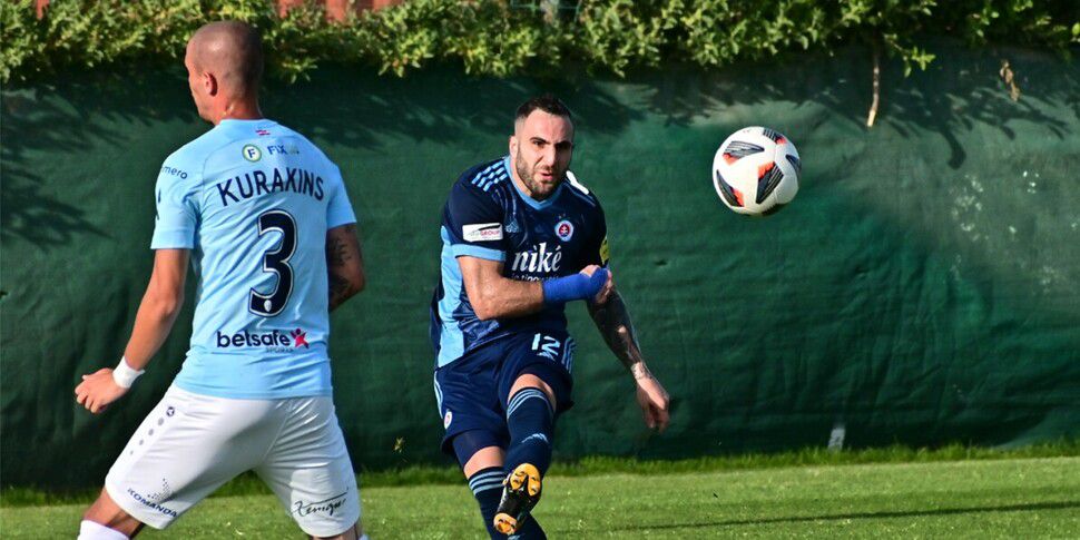 Le SK Slovan Bratislava a gagné lors du premier match préparatoire