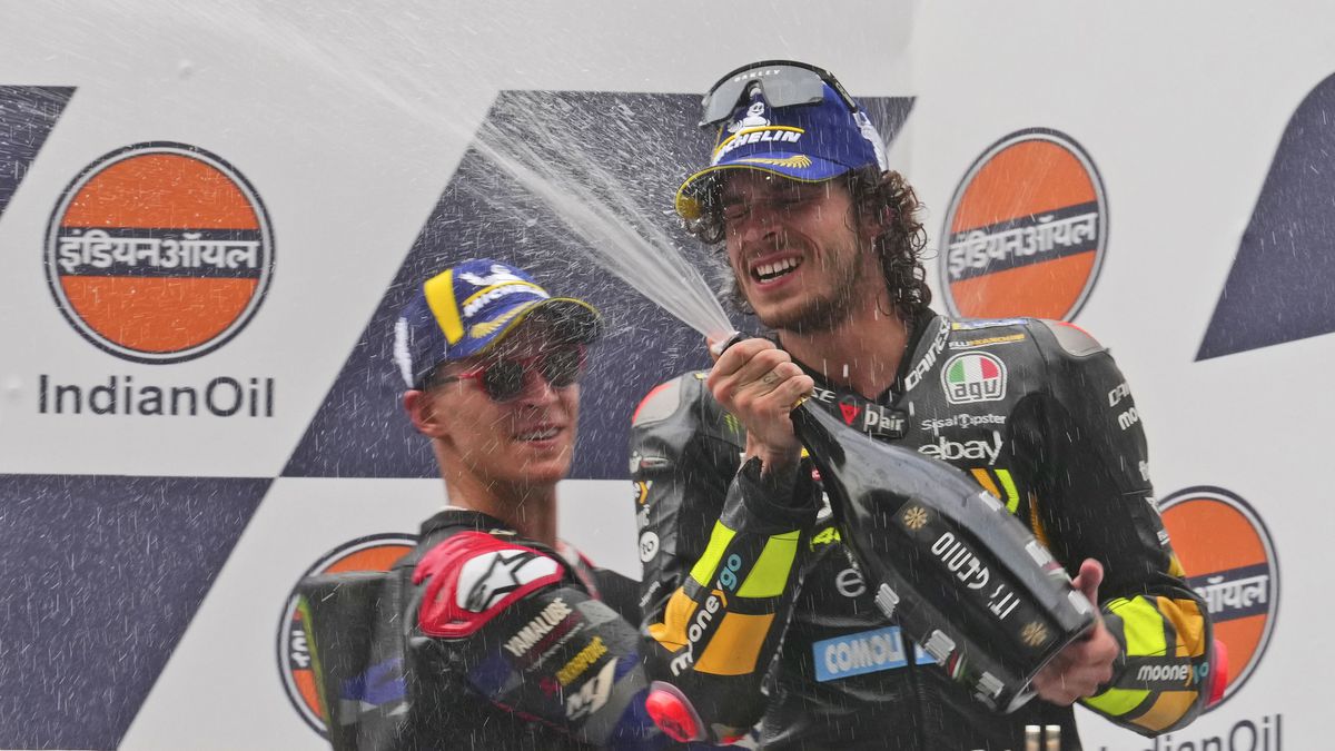 Moto GP : Premier Grand Prix d’Inde pour Bezzecchi, le leader a perdu le contrôle de la moto