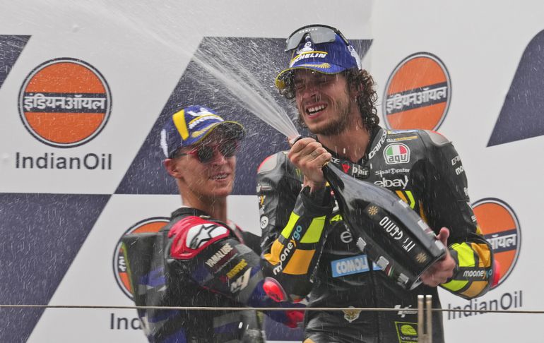 Moto GP: Premiérová Veľká cena Indie pre Bezzecchiho, líder stratil kontrolu nad motorkou