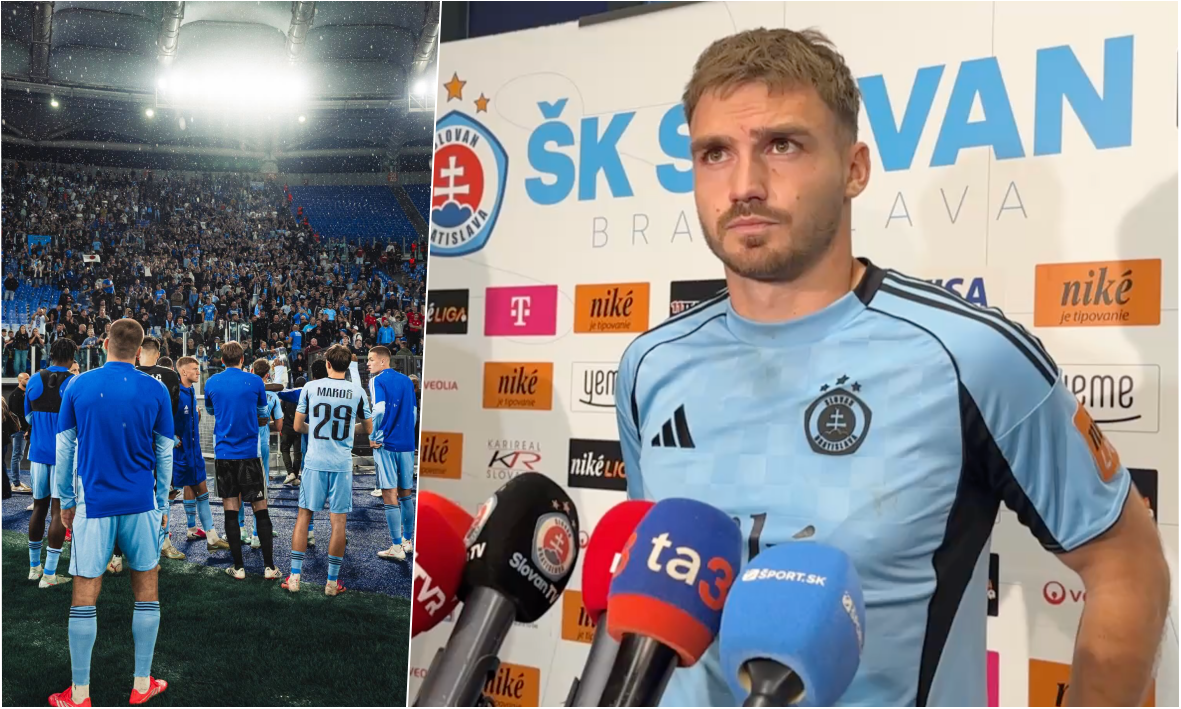 VIDEO Kotol opäť dohováral belasým. Pokorný po blamáži: Je to hanba pre Slovan, strašne to bolí